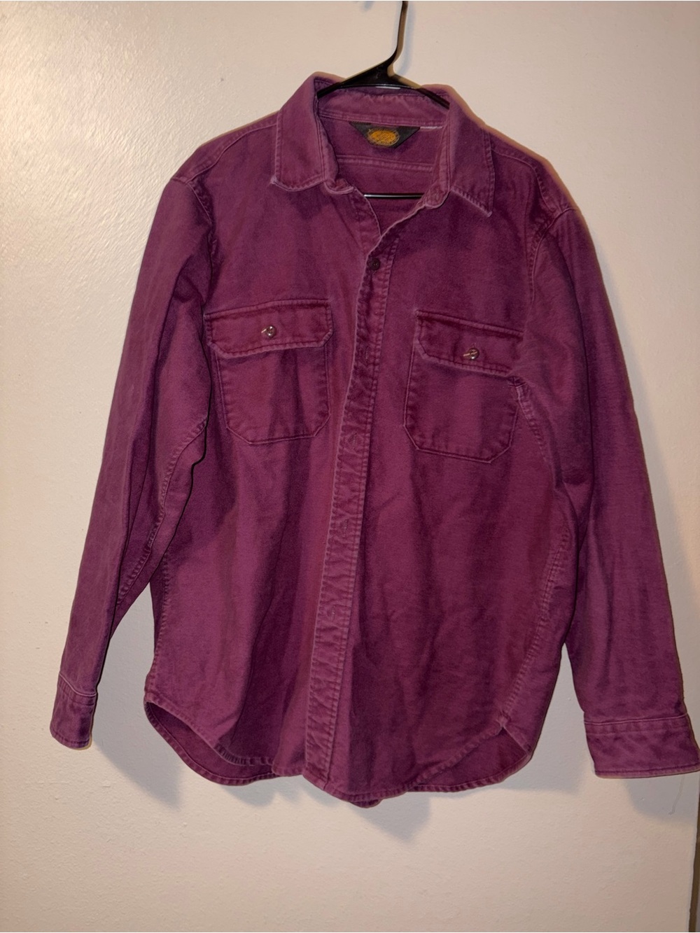 Woolrich Men's Plum Button-Down Shirt Jacket
